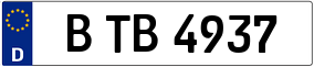 Truck License Plate